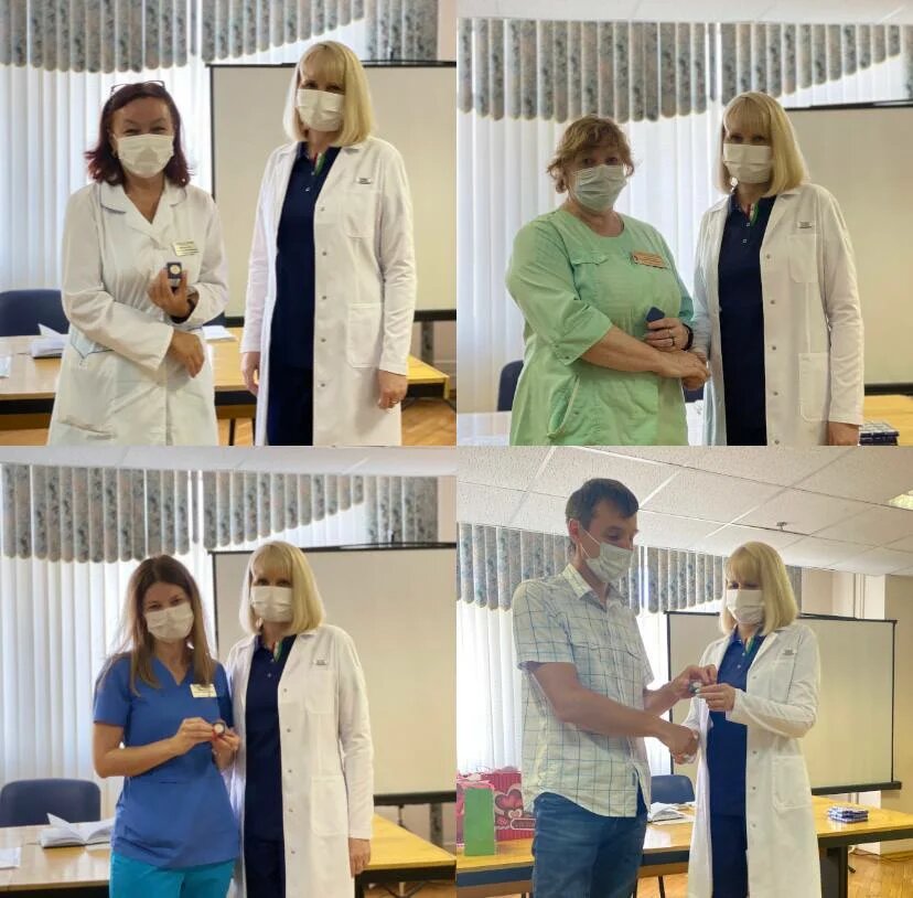 Специалистов больницы на Соколиная наградили «За мужество и доблесть в борьбе с COVID-19 Москва 2020-2021»