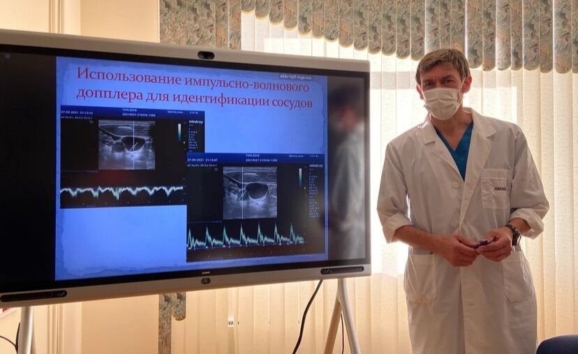 Для специалистов больницы на Соколинке прошла лекция «Физические основы ультразвуковой диагностики»